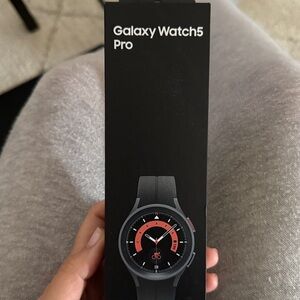 Samsung Galaxy Watch5 Pro - Black with Red Accents